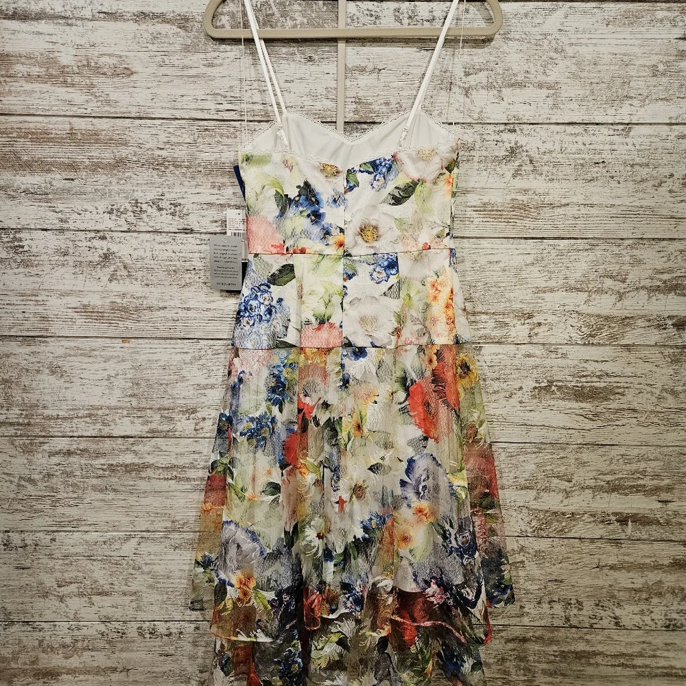Adrianna Papell - White - Floral - Dress - NWT - Picture 6 of 6